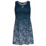 Ženska teniska haljina Head Spirit Dress W - dark blue/print vision